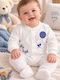 Annora Baby White Baby Bodysuit