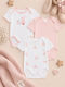 Minerva Bunny Set Bodysuit with Pants Multicolour 3 Pieces