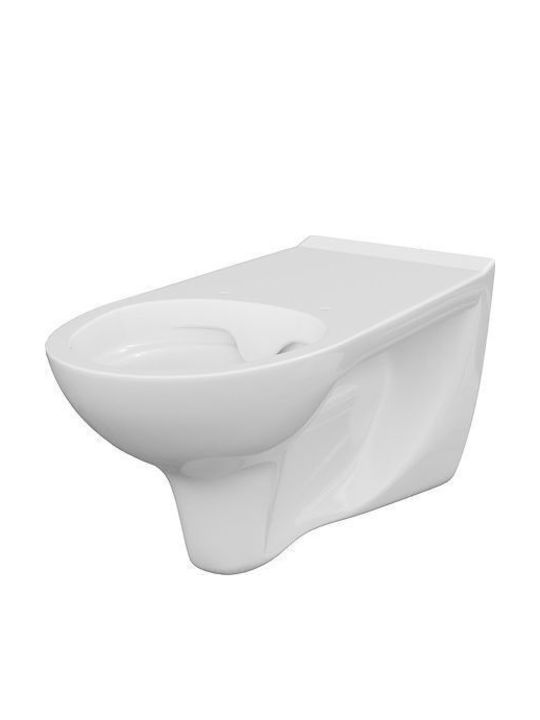 Cersanit Wall-Mounted Toilet Rimless White 5902115729423