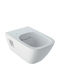 Geberit Selnova Square Wall-Mounted Toilet White 4025410757579