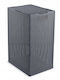 Curver Laundry Basket Plastic 60lt with Cap Grey