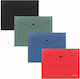 ErichKrause File Folder with Button for Paper A4 Various Colours