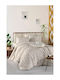 Mc Decor Подредба Шалтета Прегърни Кафяво 230x250см 3 Бройки