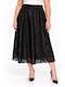 Midi Skirt Black WH-17629-27SK-Black