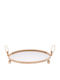 Iliadis Decorative Tray Metallic 54x50x14cm