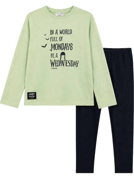 Funky Kids Set with Leggings Winter 2 Pieces Pi...