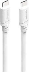 HAMA Cable USB-C male - USB-C 60W White 2m HAMA Cable USB-C male - USB-C 60W White 2m