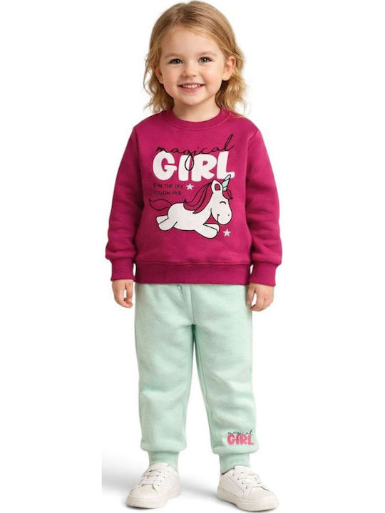 Action Sportswear Kinderbekleidungssets Fuchsie 2 Stück