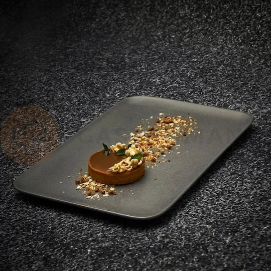 Orion Oval Porcelain Grey Serving Platter