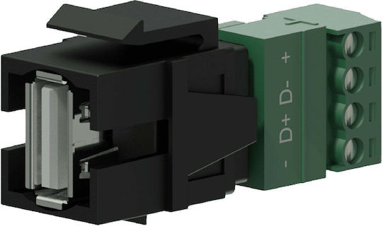 Procab Vck625 Adapter Usb-a 4 Pin Μαύρο Vck625/b