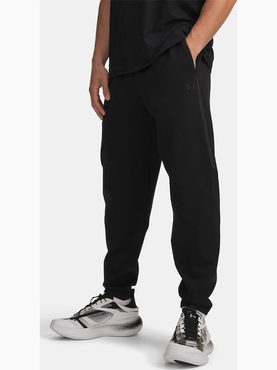Under Armour Herren-Sweatpants mit Elastik Schwarz