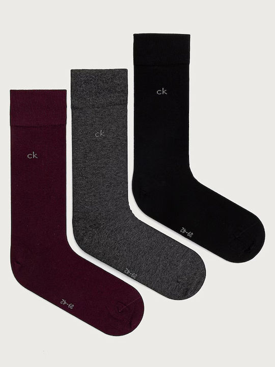 Calvin Klein Men's Purple Socks 3Pack