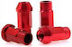 D1spec Кростини Алуминиеви M12x1,5 50mm Червени