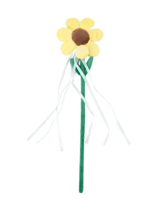 Pawise Fun Plus Flower Teaser Jucărie Interactivă Băț Pentru Pisici Plus Floral Din Pluș Cu Panglici