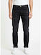 Herren Jeanshosen Elastisches Slim Fit Schwarz