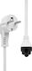 Goobay Schuko - Schuko Cable 0.5m White