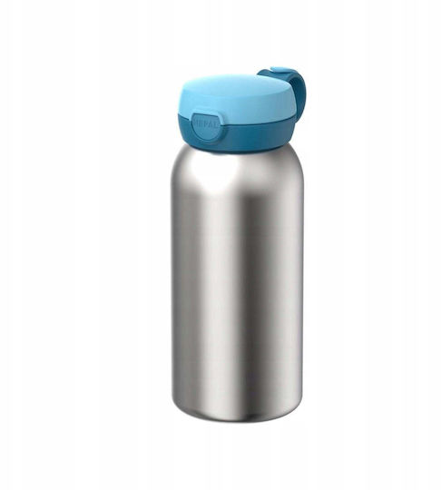 Mepal Flip Thermos Bottle Stainless Steel 500ml Cool Blue