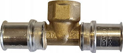 Wavin Θηλυκή Σύνδεση Σωλήνα Ορειχάλκινη 1/2" 20mm