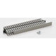 Molex Pn Triton 19'' 1u Balancing Panel Plastic Double-Sided Gray Strip