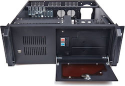 Eurocase 4u-450 Rackmount Server Case 19" 4u Черен