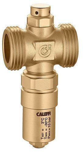Caleffi Valvă De Siguranță Cu Două Căi 1" Din Alamă Pentru Pompa De Căldură