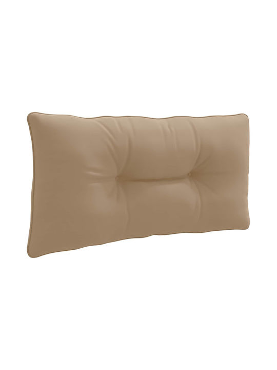 vidaXL Μαξιλάρι Καναπέ Κήπου με Πλάτη Taupe 40x...