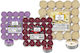 HOMie Aromatic Tealights in Burgundy Colour (Up...