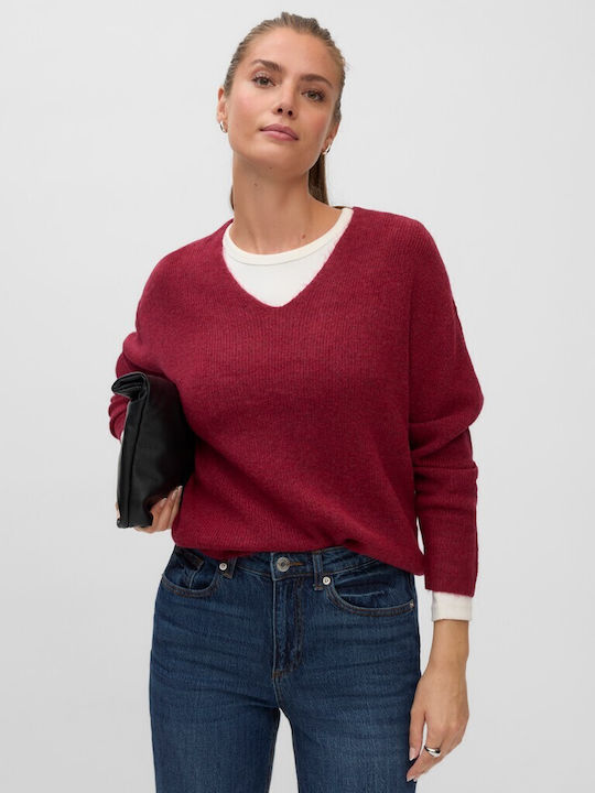 Vero Moda Дамски пуловер с V-образно деколте Bi...