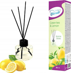 Kolorado Aroma Sticks Scent Diffuser Scented Sticks + Bottle 50 Ml Green Grass Lemon