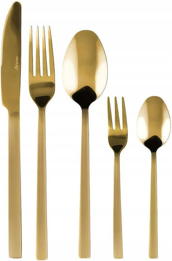 Lumarko Verlo Besteckset Edelstahl Gold 24 Stück Lumarko Verlo Besteckset Edelstahl Gold 24 Stück