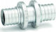 Rehau Прав Присъединител Двойна Пътека Rautherm Speed K 17x17mm 12502771002