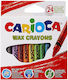 Carioca Крайон Керено Пастели 24 Цвята Blister Wax 6 Броя