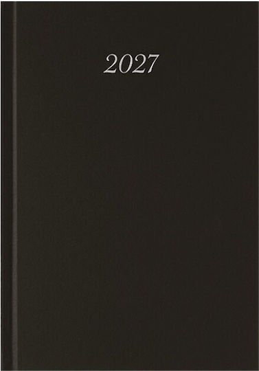 Λιναρδάτος Classic Ημερήσιο Planner 2027 Λευκό 10x14εκ.