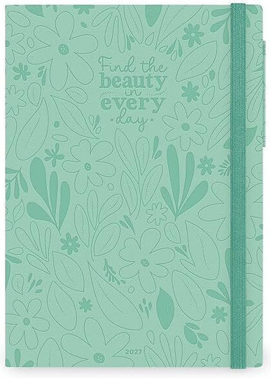Legami Milano Botanical Седмична Агенда 2027 Зелена 19.5x26.5см.