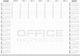 Office Products Дневен Планер A2 2026/27 Бял 42x59.4см