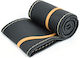 Stitch-on Steering Wheel Cover Eco Leather Black Beige 69