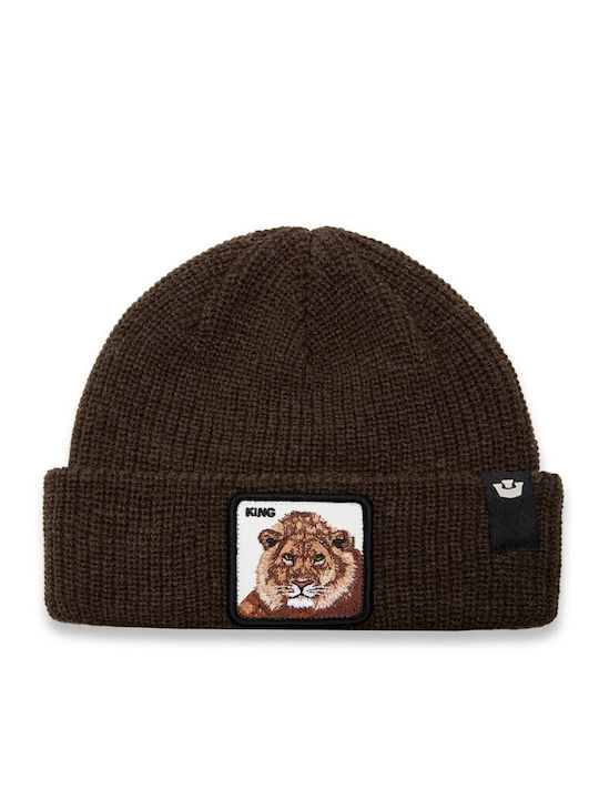 Kinder Beanie Gestrickt Braun
