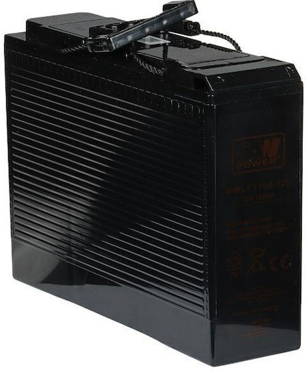 MW Power Μπαταρία UPS με Χωρητικότητα 100Ah και Τάση 12V