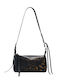 Knitted Women's Handbag / Shoulder / Crossbody Set Black