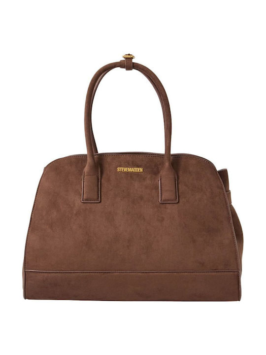 Leather Women's Shoulder / Handbag Suede Brown