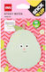 Deli Memo Pads Stickers Fruits 30 Sheets Stick Up Assorted 24 Pieces