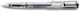 Lamy Safari 012 Писалка Medium Прозрачна с Червено Мастило