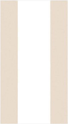 Party Napkins Bandol Stripe Natural 10.8x19.8 Cm Caspari 15 Pieces
