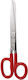 Kulig Scissors 18cm With Stainless Steel Blade Red 1 Piece