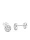 Xryseio Silver Earrings with Stones