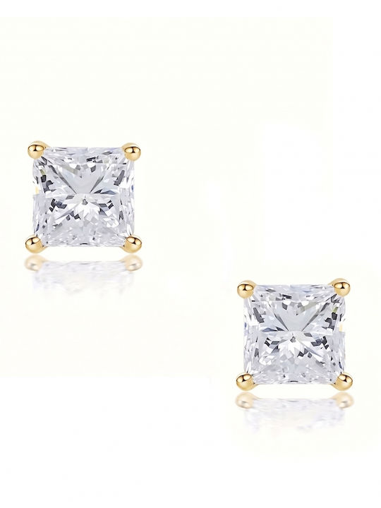 14K Gold Ohrringe mit Steinen
