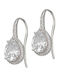 Drandakis Silver Dangle Earrings with Stones