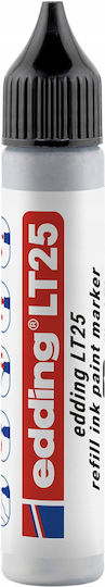 Edding Ersatz- und Füllfederhaltertinten für Füllfederhalter Silber 25ml