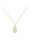 Senzio Belibasakis Halskette aus 14K Gold mit Zirkon