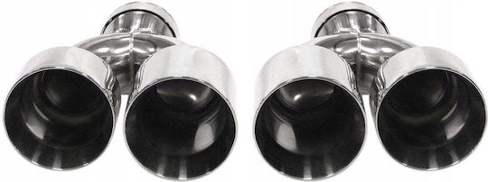 Poujoulat Kaminrohr Abschluss Typ 34 89mmx2 Eingang 76mm Set